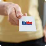 Cartão de fidelização e prémios para clientes VIP.