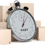 Reposição de stock em 48 horas.